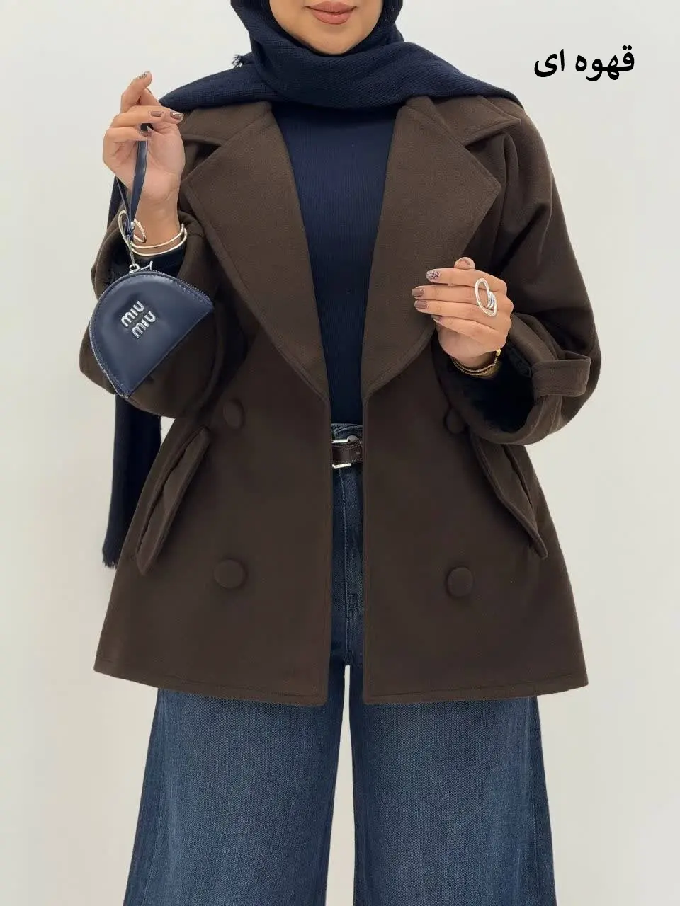 3806-پالتو آستردار آهو